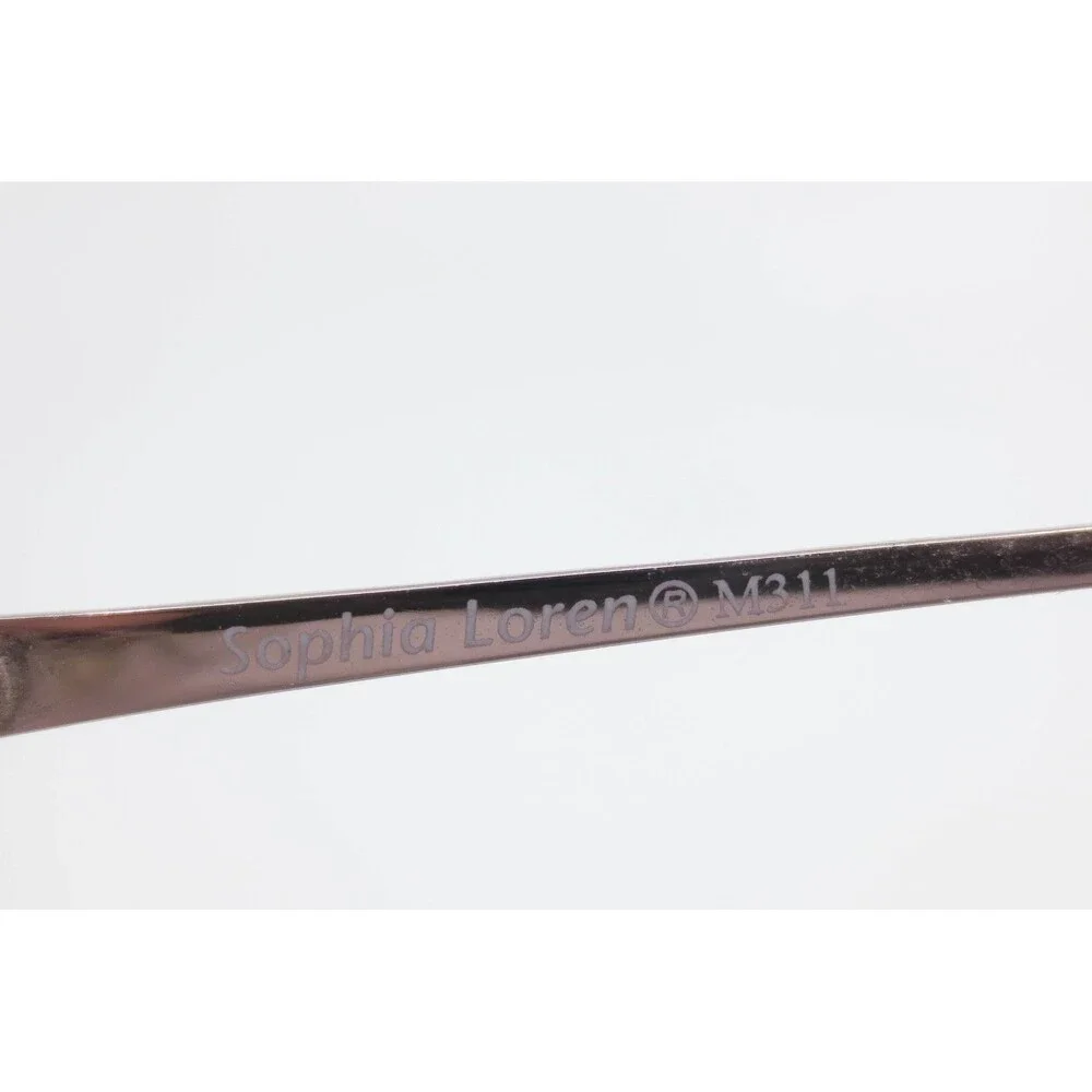 Sophia Loren Zyloware M311 Mauve Semi Rimless Eyeglass Frames 53-17-135 Filigree